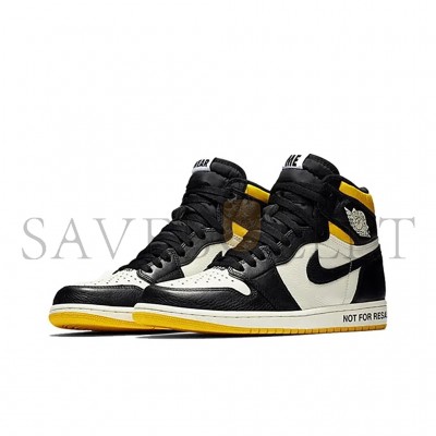 NIKE JORDAN 1 RETRO HIGH NOT FOR RESALE VARSITY MAIZE 861428-107